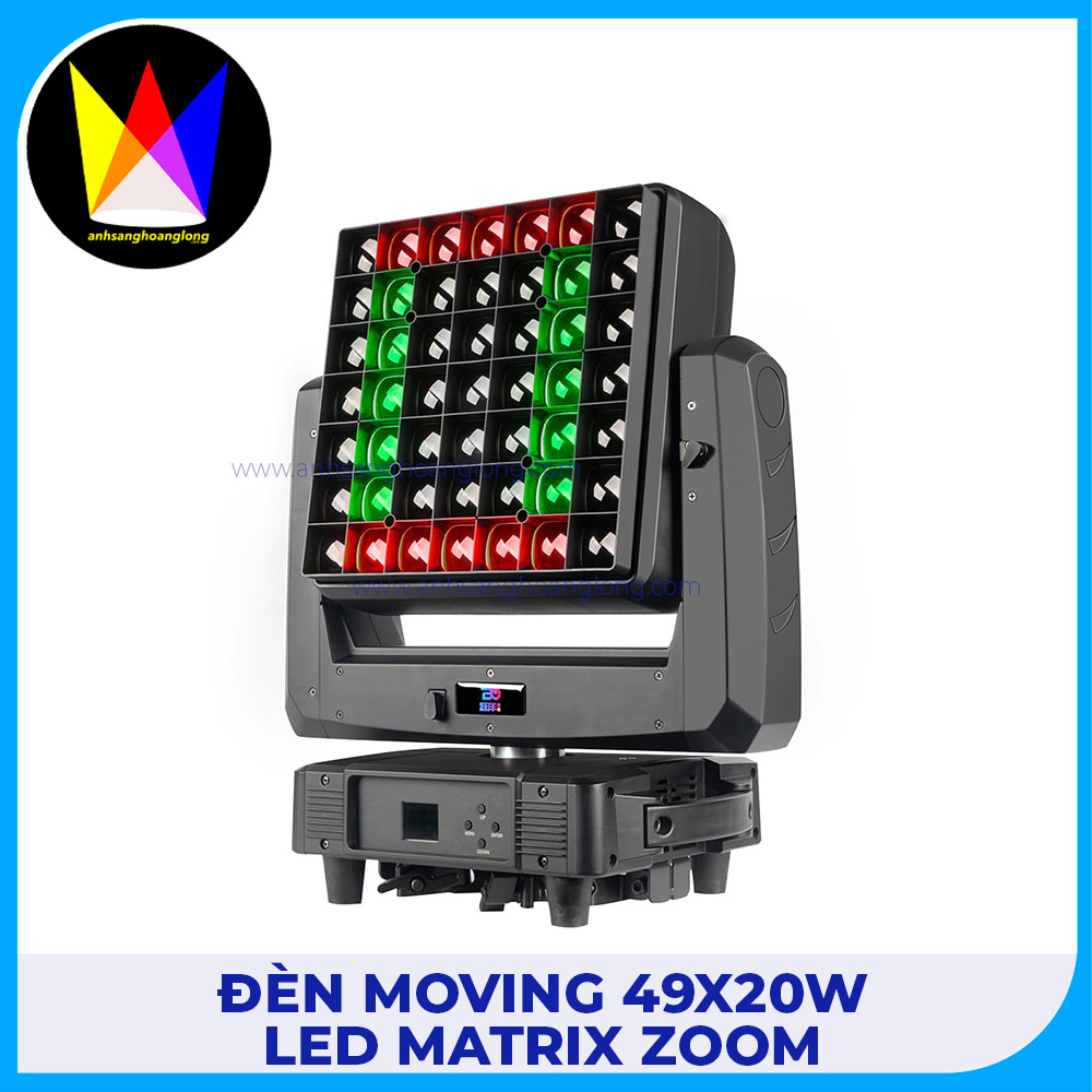 Đèn Moving 49x20W LED Matrix Zoom