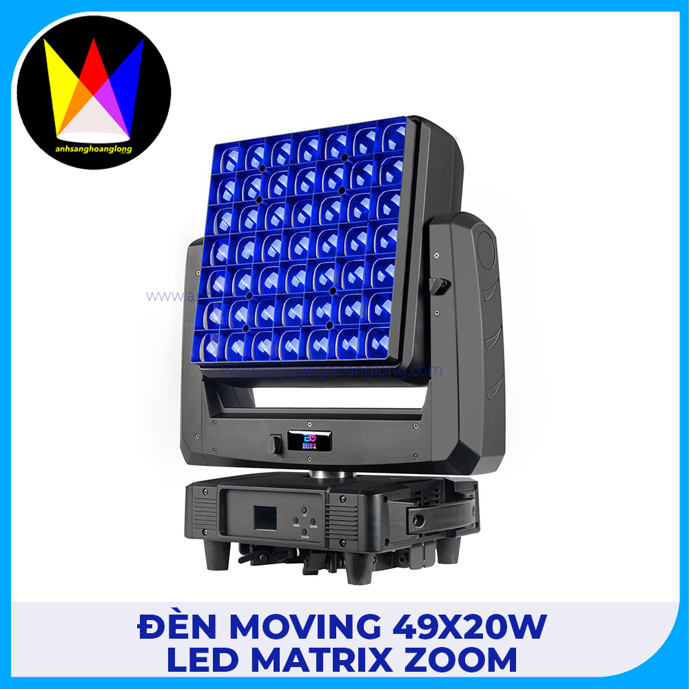 Đèn Moving 49x20W LED Matrix Zoom