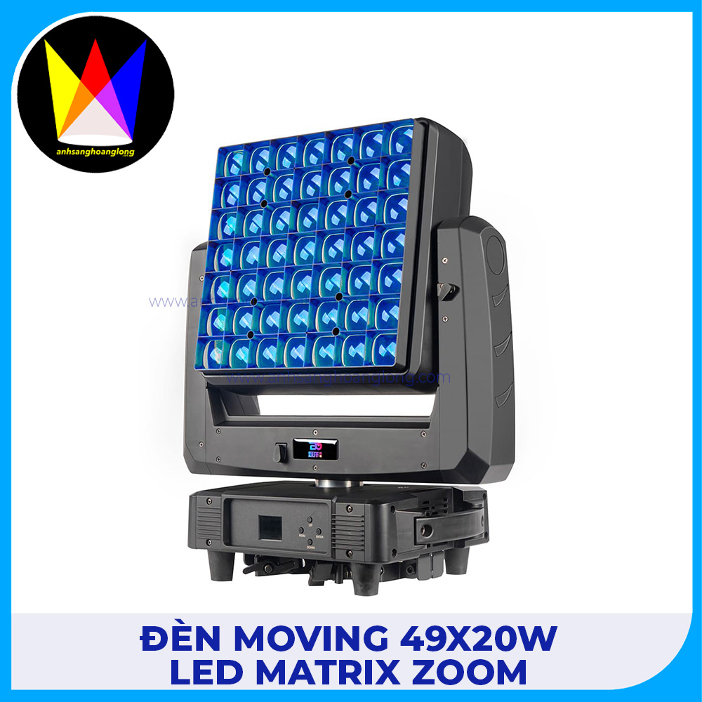 Đèn Moving 49x20W LED Matrix Zoom
