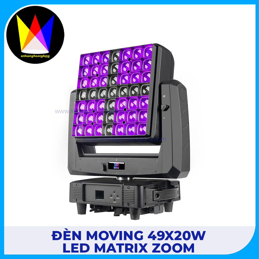Đèn Moving 49x20W LED Matrix Zoom