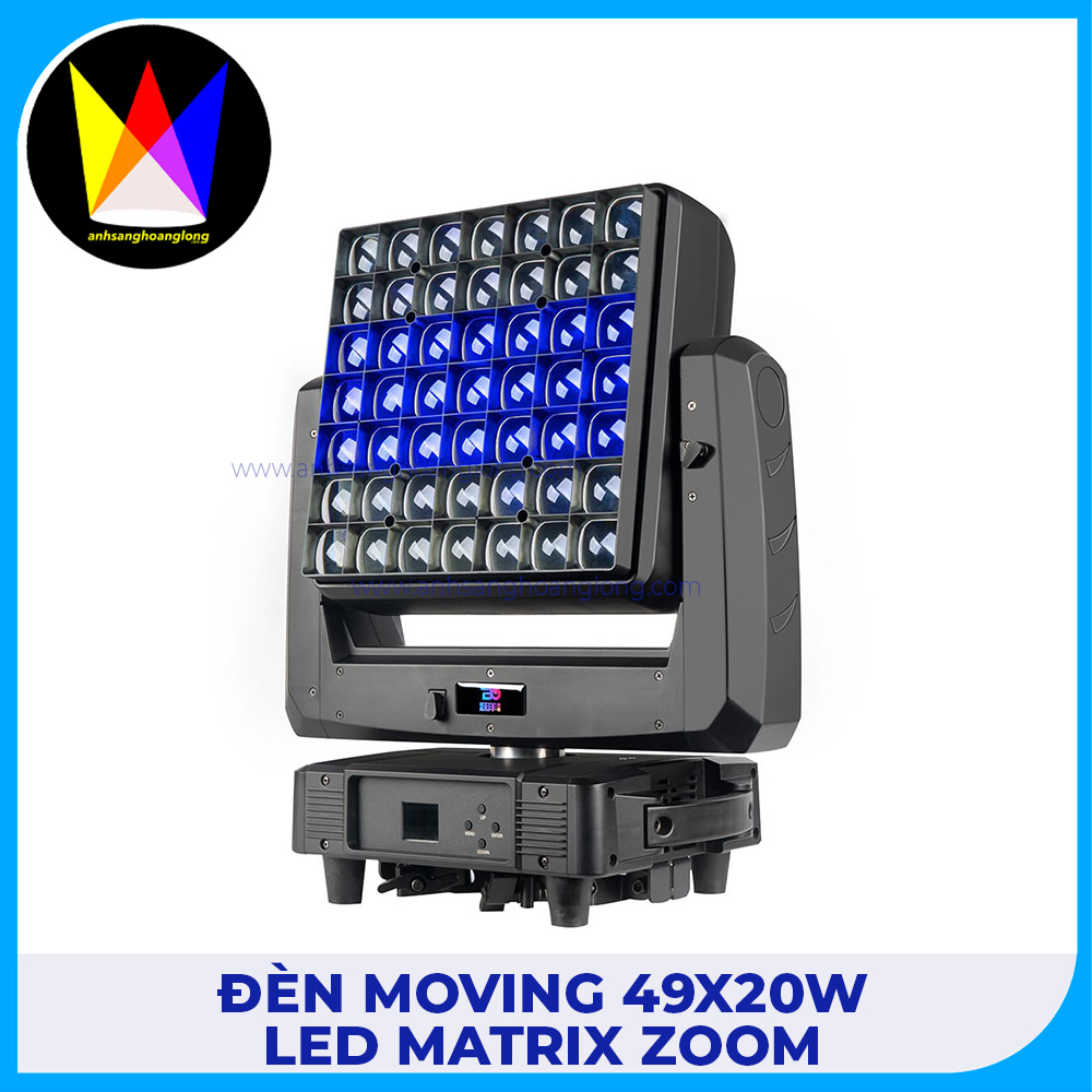 Đèn Moving 49x20W LED Matrix Zoom