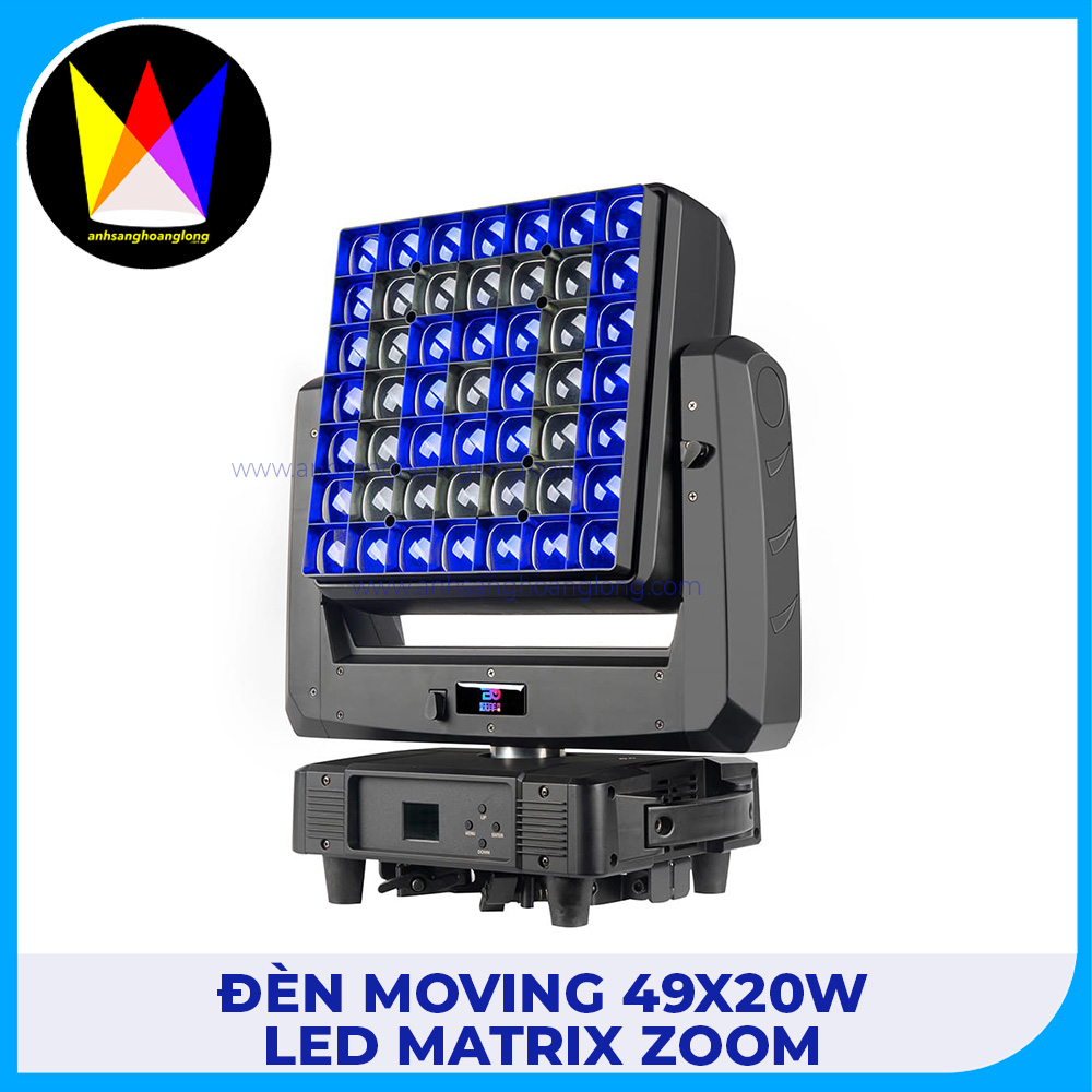 Đèn Moving 49x20W LED Matrix Zoom