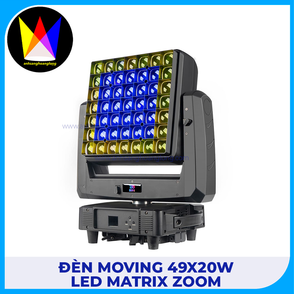 Đèn Moving 49x20W LED Matrix Zoom