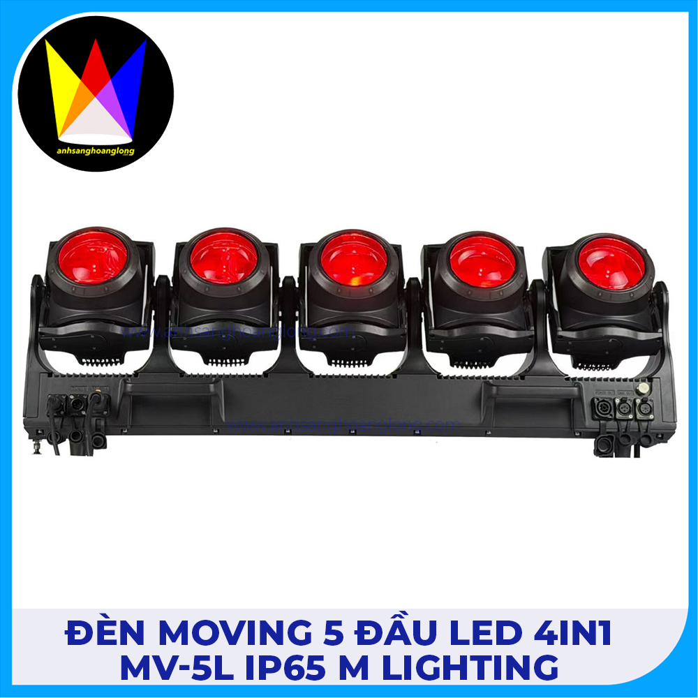 Đèn Moving 5 Đầu LED 4in1 MV-5L IP65 M Lighting