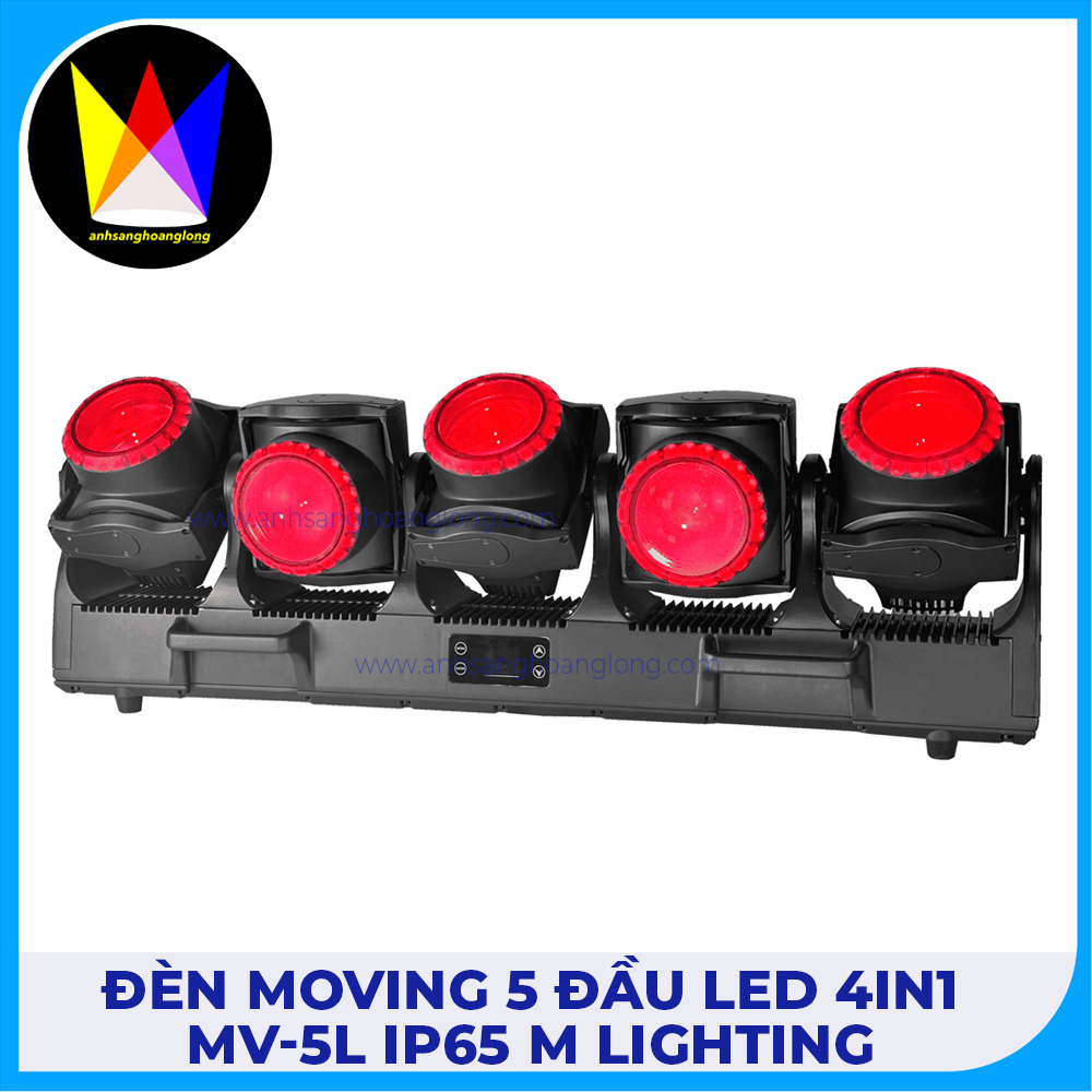 Đèn Moving 5 Đầu LED 4in1 MV-5L IP65 M Lighting