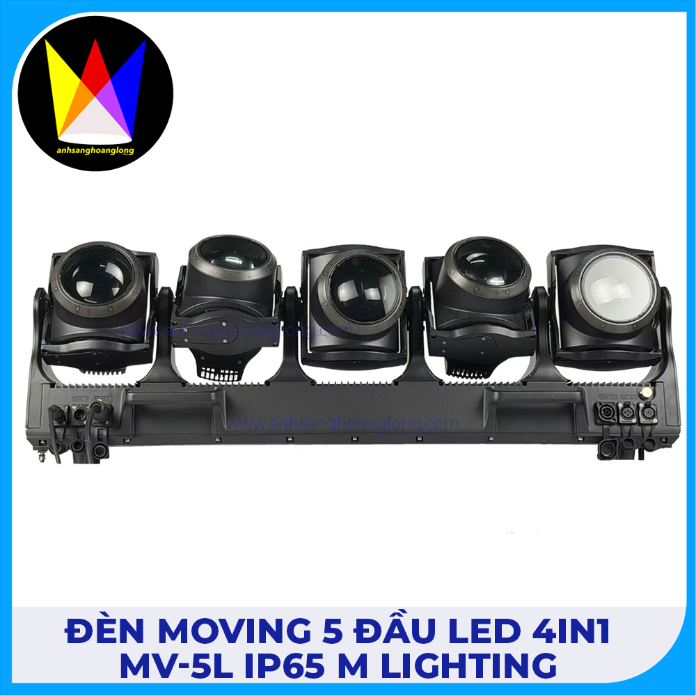 Đèn Moving 5 Đầu LED 4in1 MV-5L IP65 M Lighting