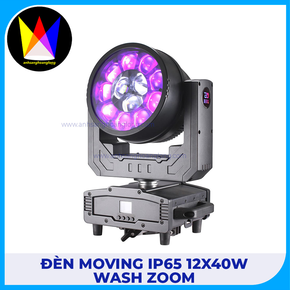 Đèn Moving IP65 12x40W WASH Zoom