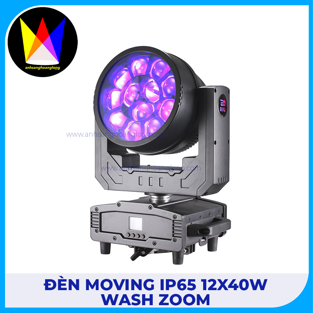 Đèn Moving IP65 12x40W WASH Zoom