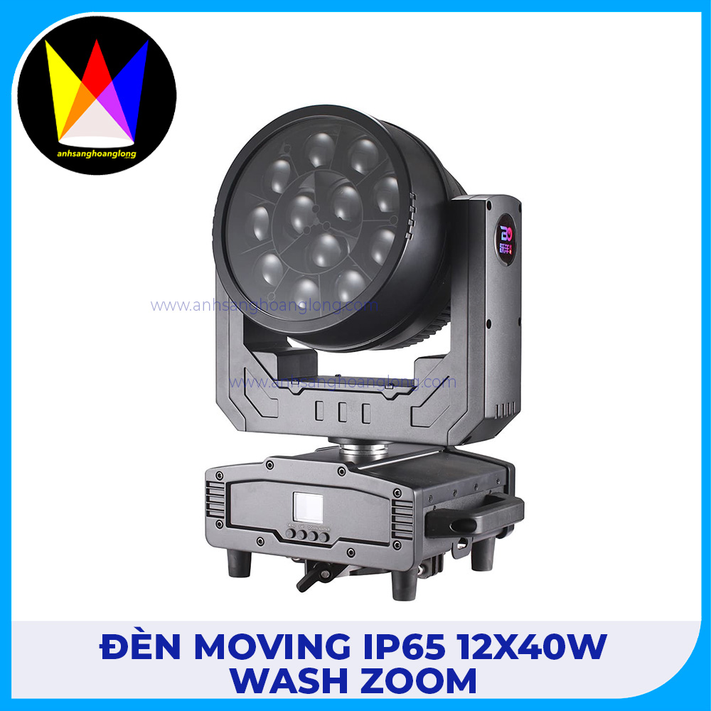 Đèn Moving IP65 12x40W WASH Zoom