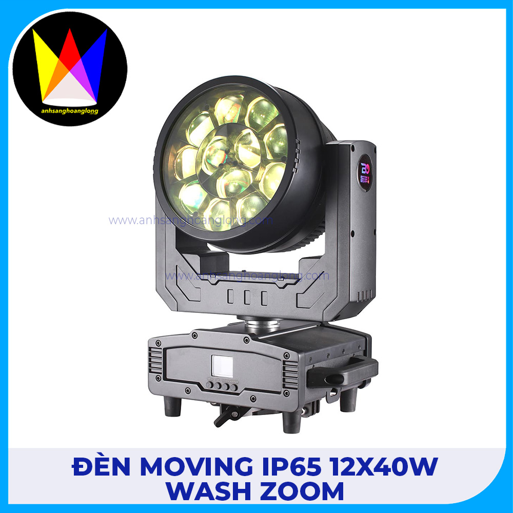 Đèn Moving IP65 12x40W WASH Zoom