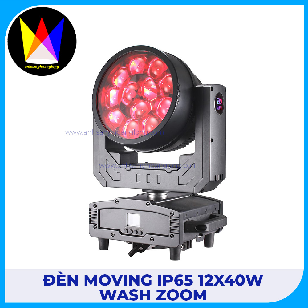 Đèn Moving IP65 12x40W WASH Zoom