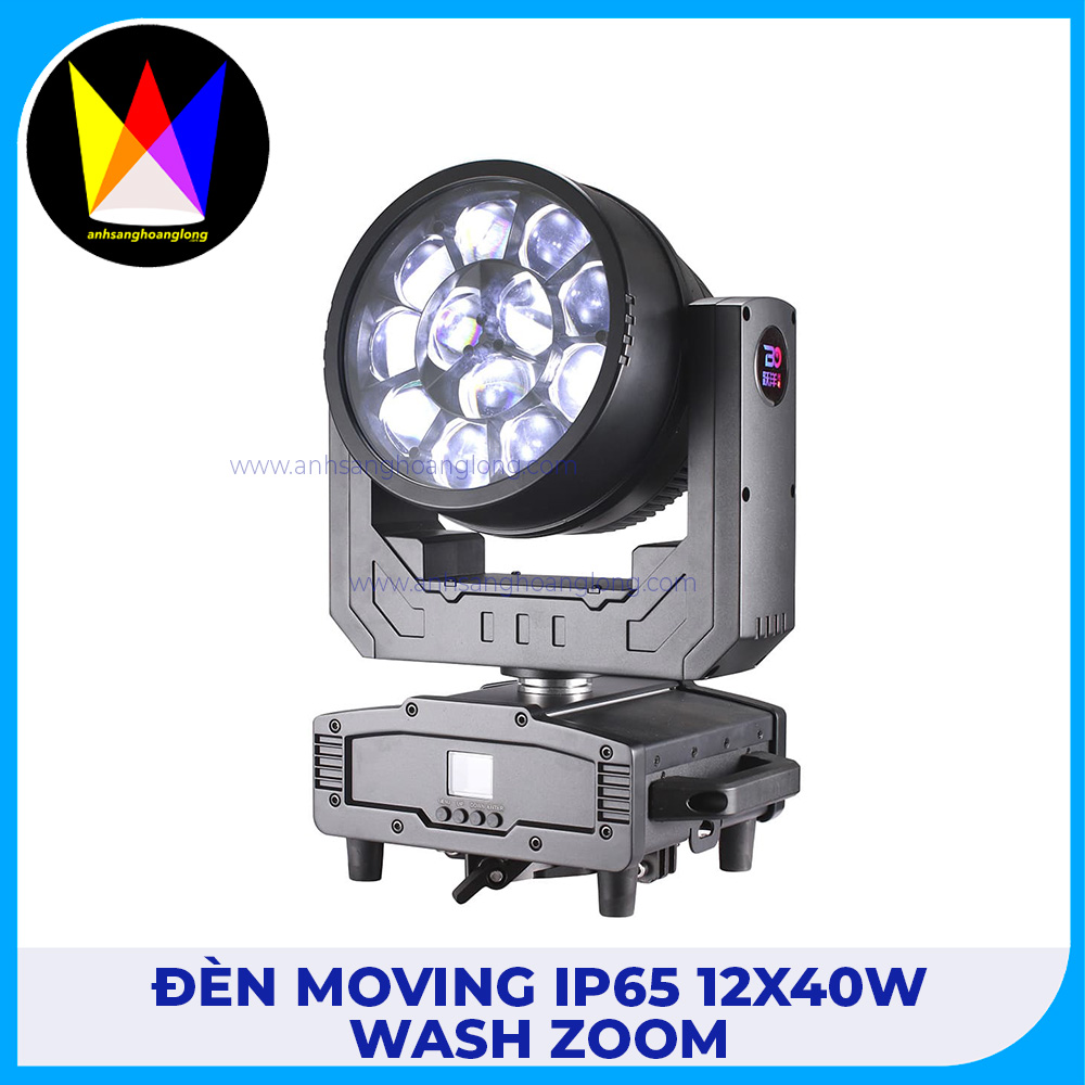 Đèn Moving IP65 12x40W WASH Zoom
