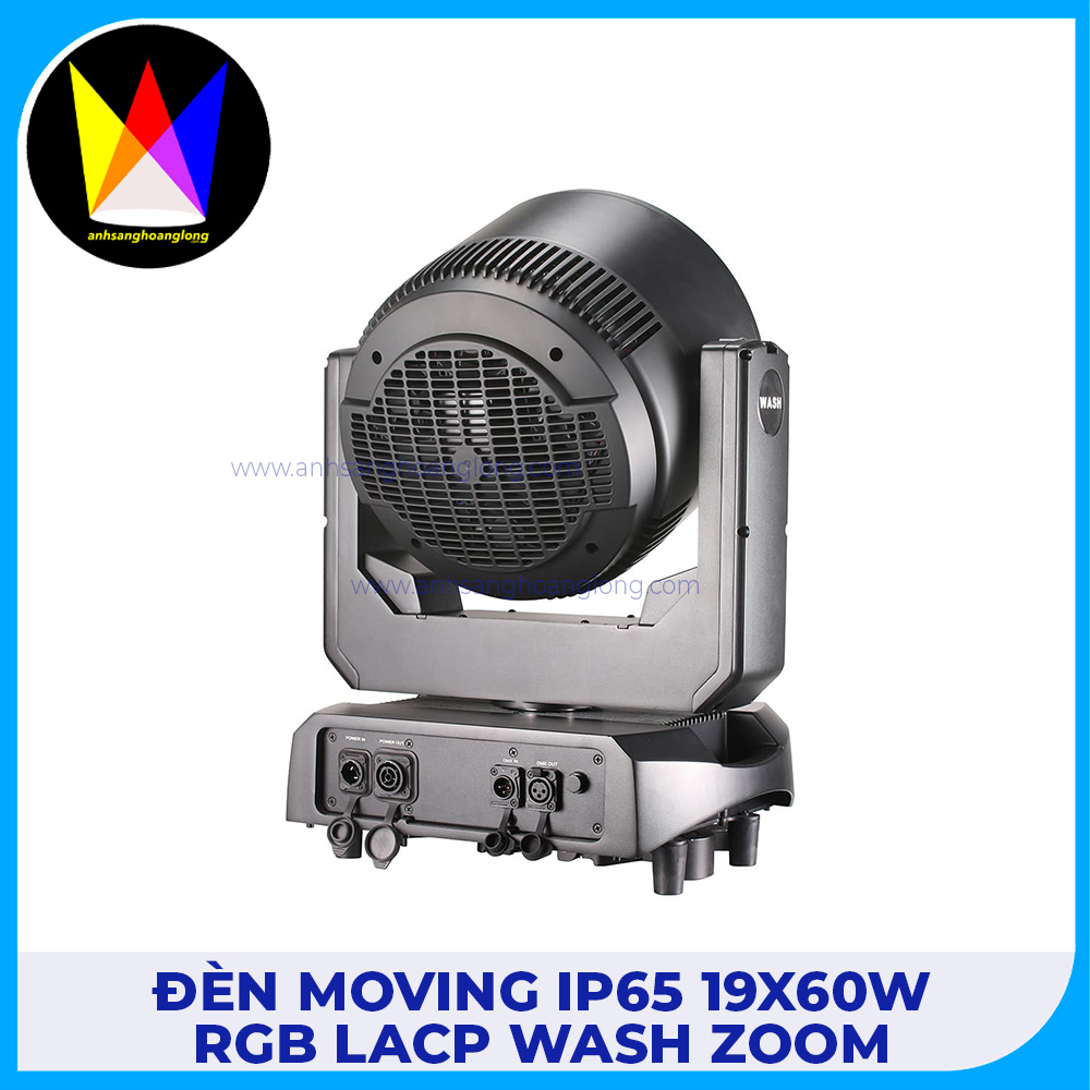 Đèn Moving IP65 19x60W RGBLACP WASH Zoom