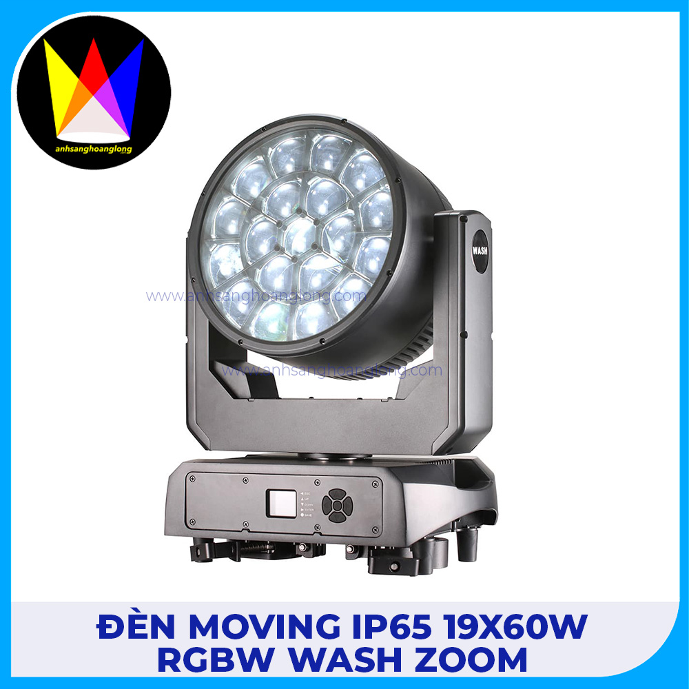 Đèn Moving IP65 19x60W RGBW WASH Zoom