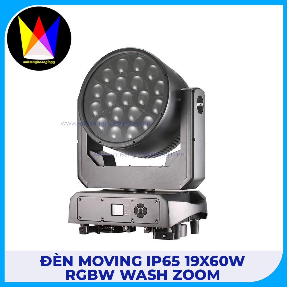 Đèn Moving IP65 19x60W RGBW WASH Zoom