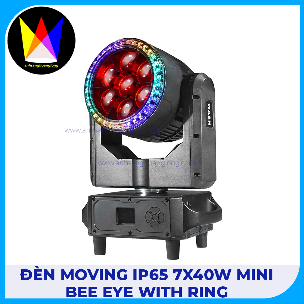Đèn Moving IP65 7x40W Mini Bee Eye with Ring