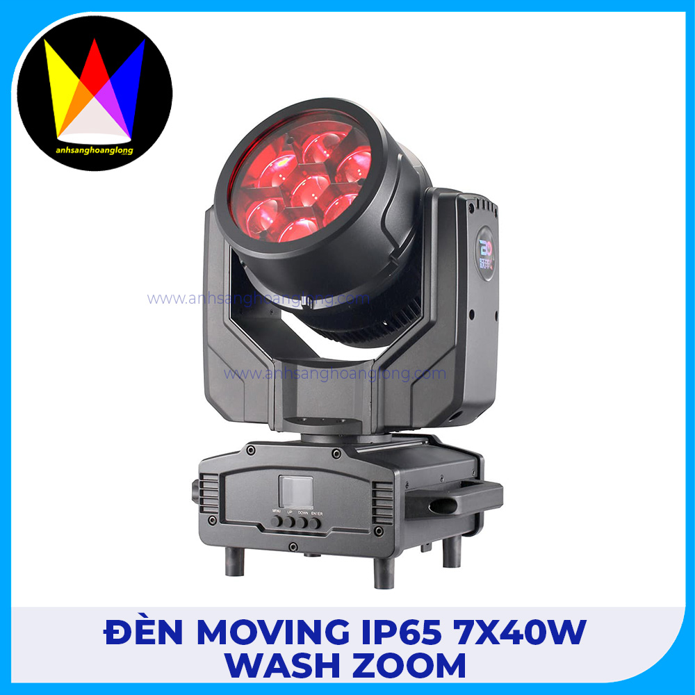 Đèn Moving IP65 7x40W WASH Zoom