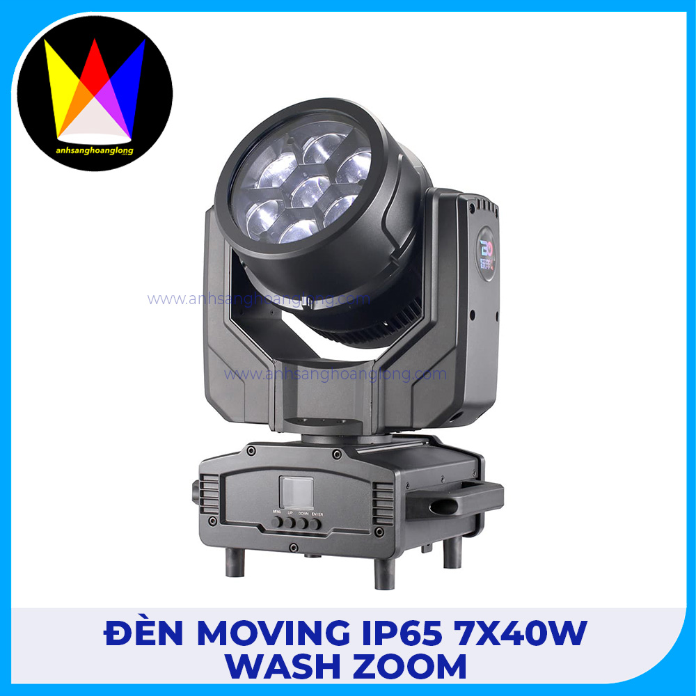 Đèn Moving IP65 7x40W WASH Zoom