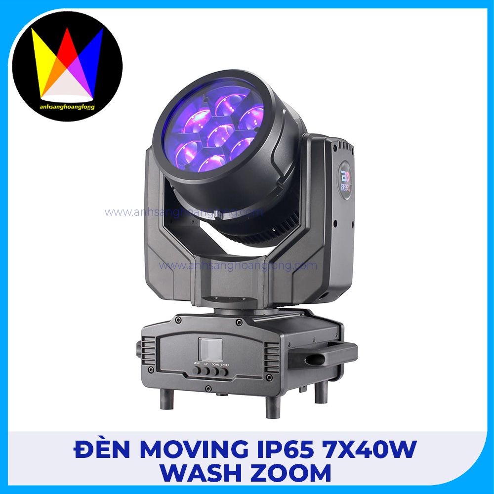 Đèn Moving IP65 7x40W WASH Zoom