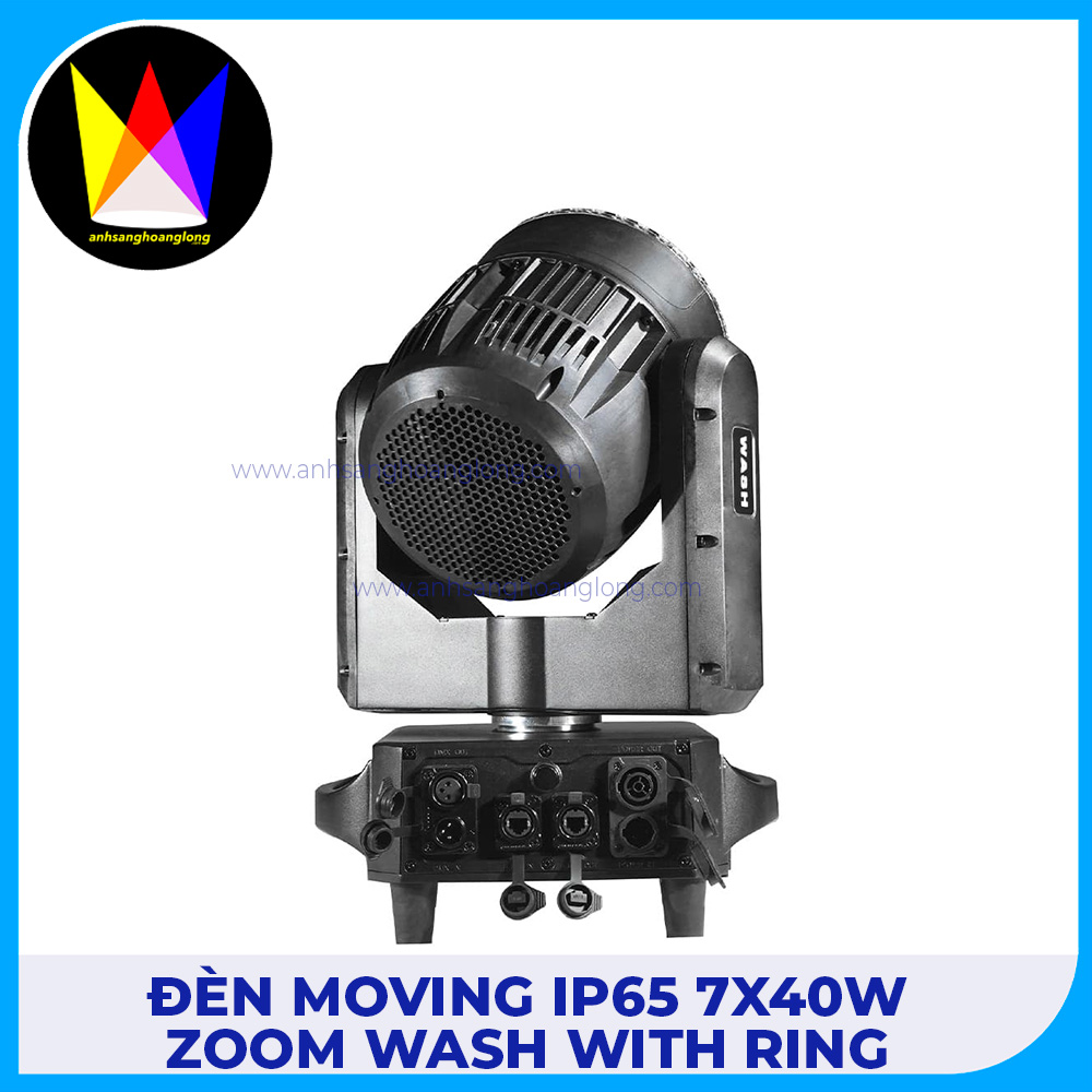 Đèn Moving IP65 7x40W Zoom WASH with Ring