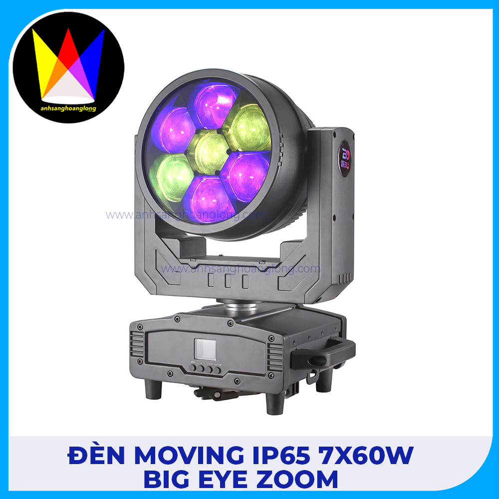 Đèn Moving IP65 7x60W Big Eye Zoom