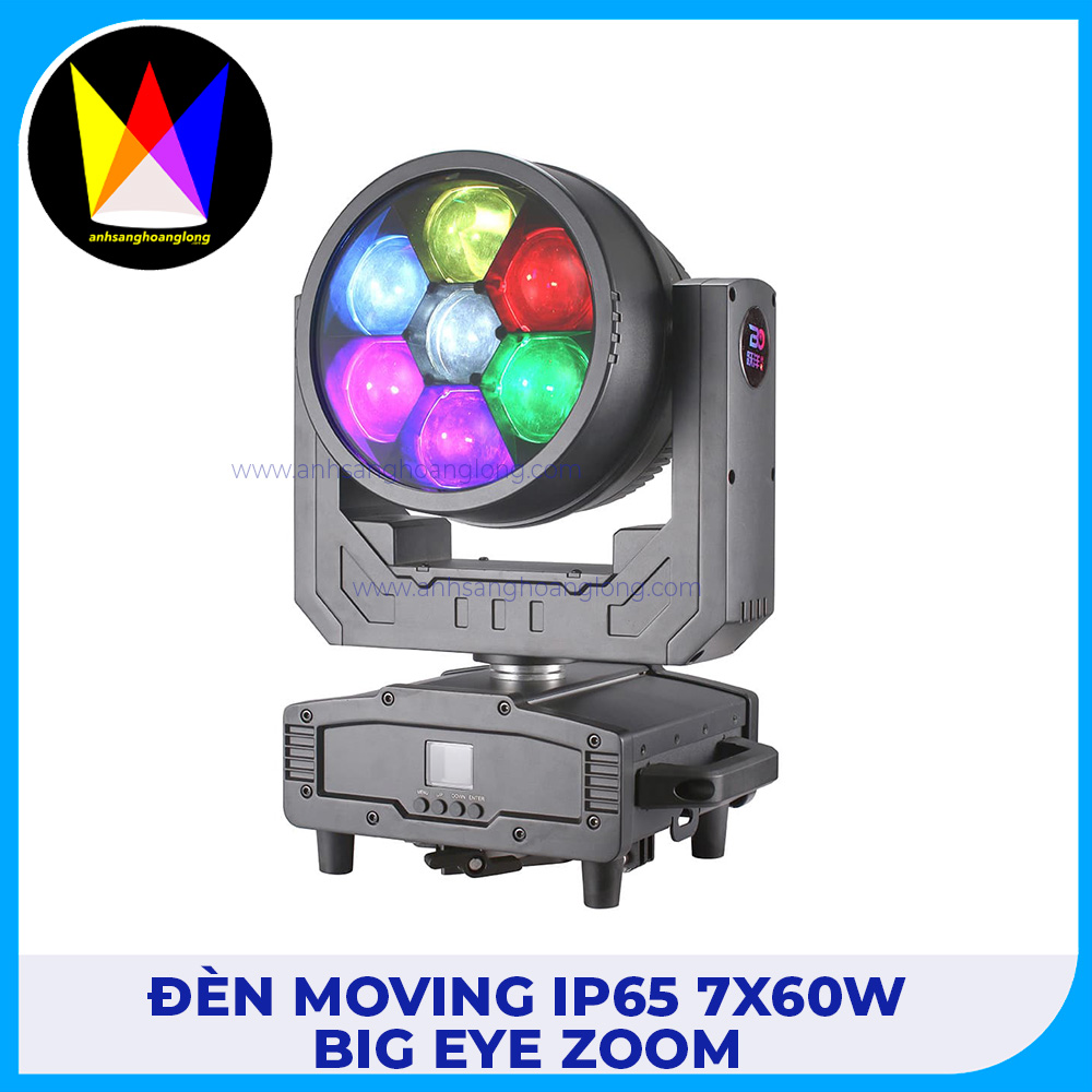 Đèn Moving IP65 7x60W Big Eye Zoom