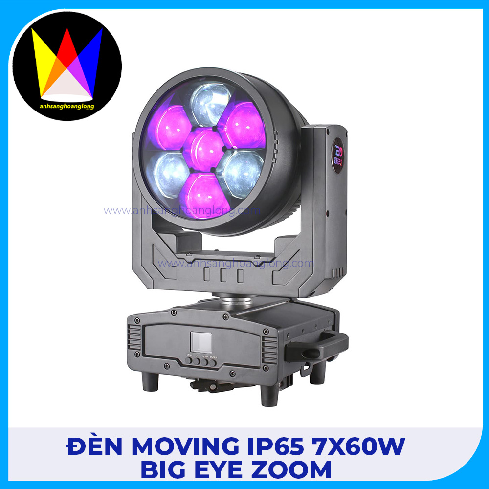 Đèn Moving IP65 7x60W Big Eye Zoom