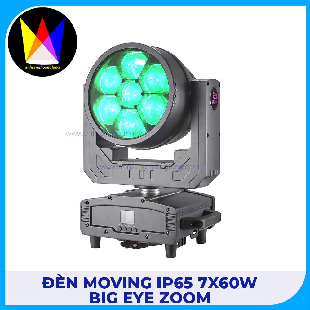 Đèn Moving IP65 7x60W Big Eye Zoom