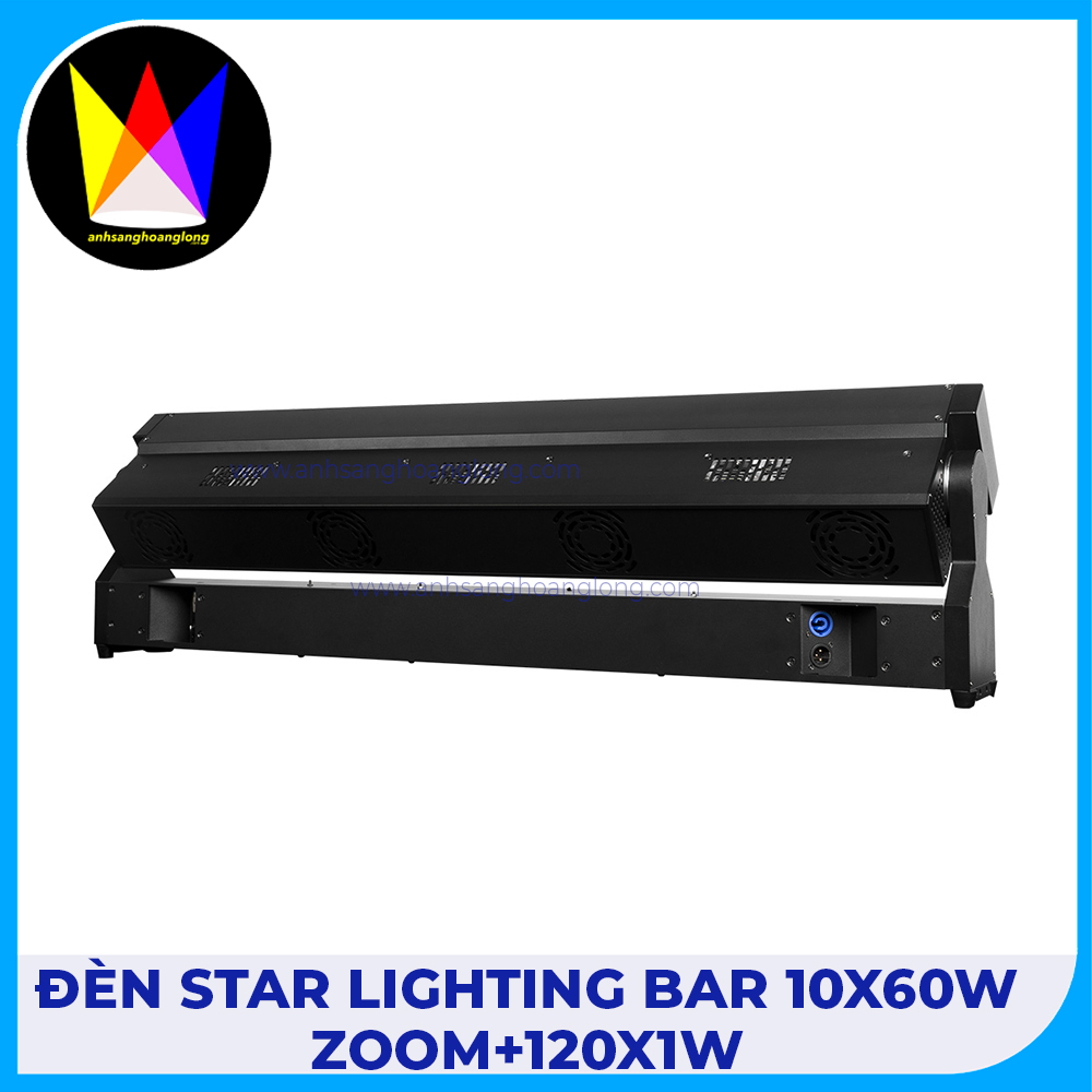 Đèn Star Lighting Bar 10x60W Zoom+120x1W