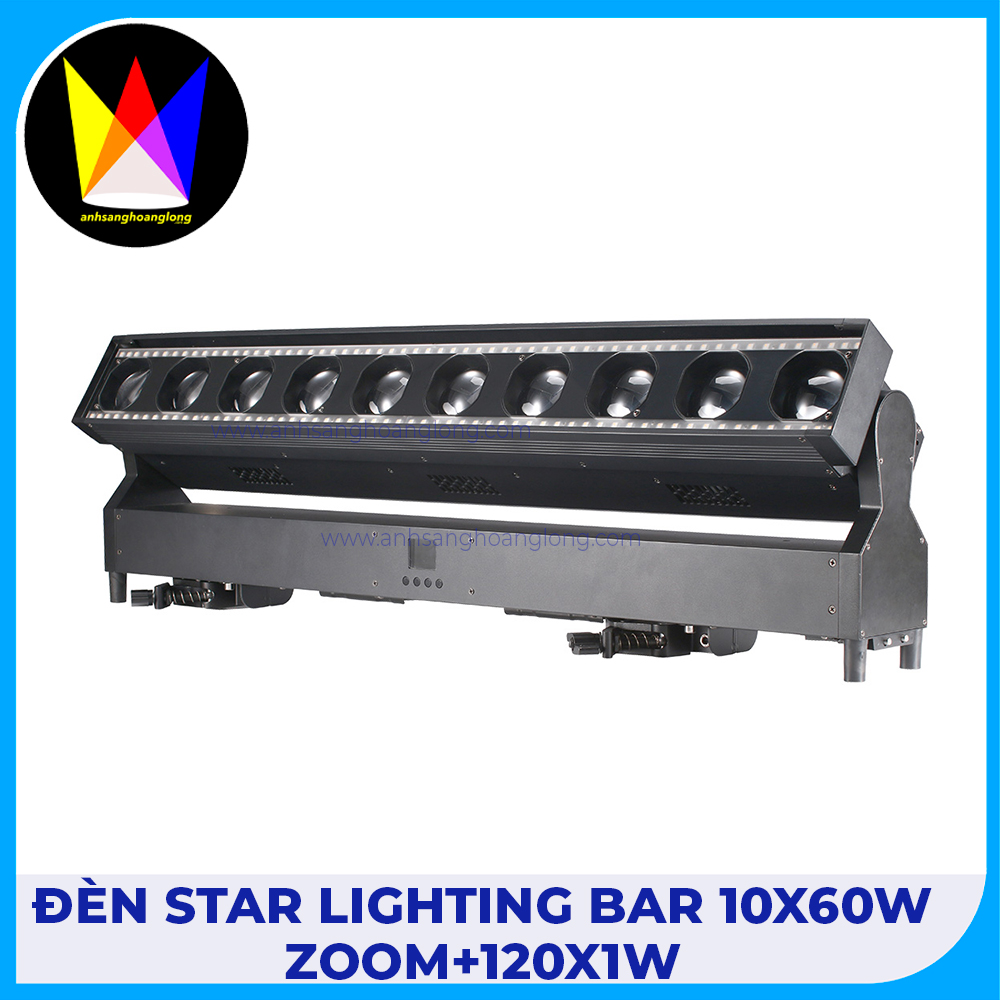 Đèn Star Lighting Bar 10x60W Zoom+120x1W