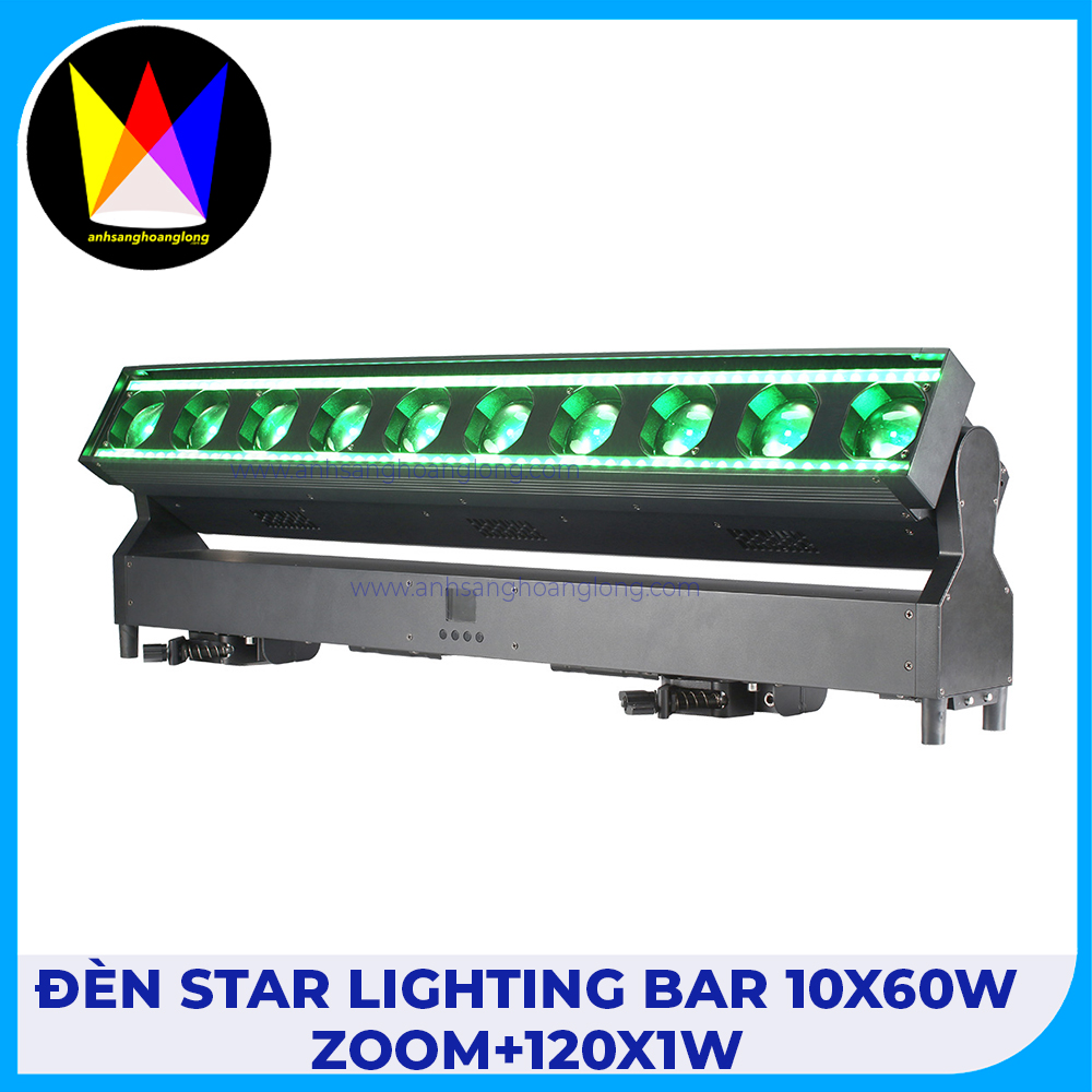 Đèn Star Lighting Bar 10x60W Zoom+120x1W