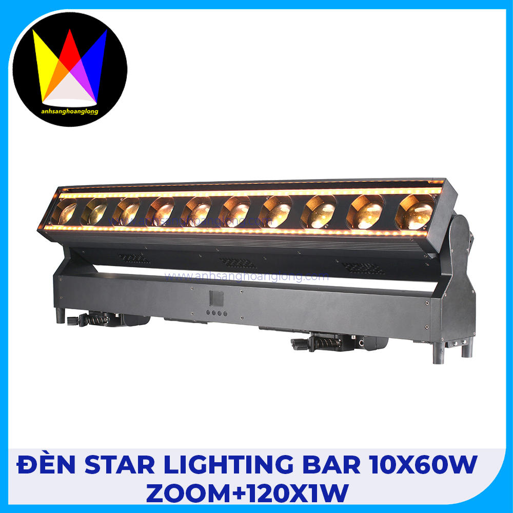 Đèn Star Lighting Bar 10x60W Zoom+120x1W