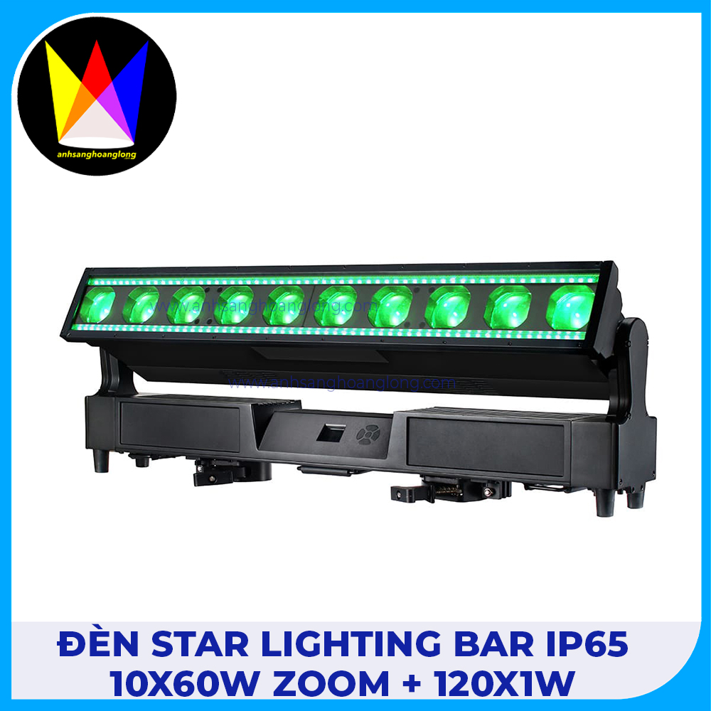 Đèn Star Lighting Bar IP65 10x60W Zoom+120x1W