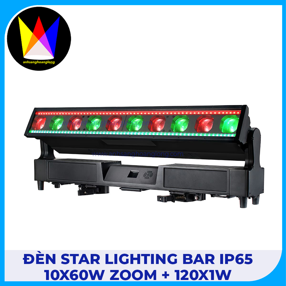 Đèn Star Lighting Bar IP65 10x60W Zoom+120x1W