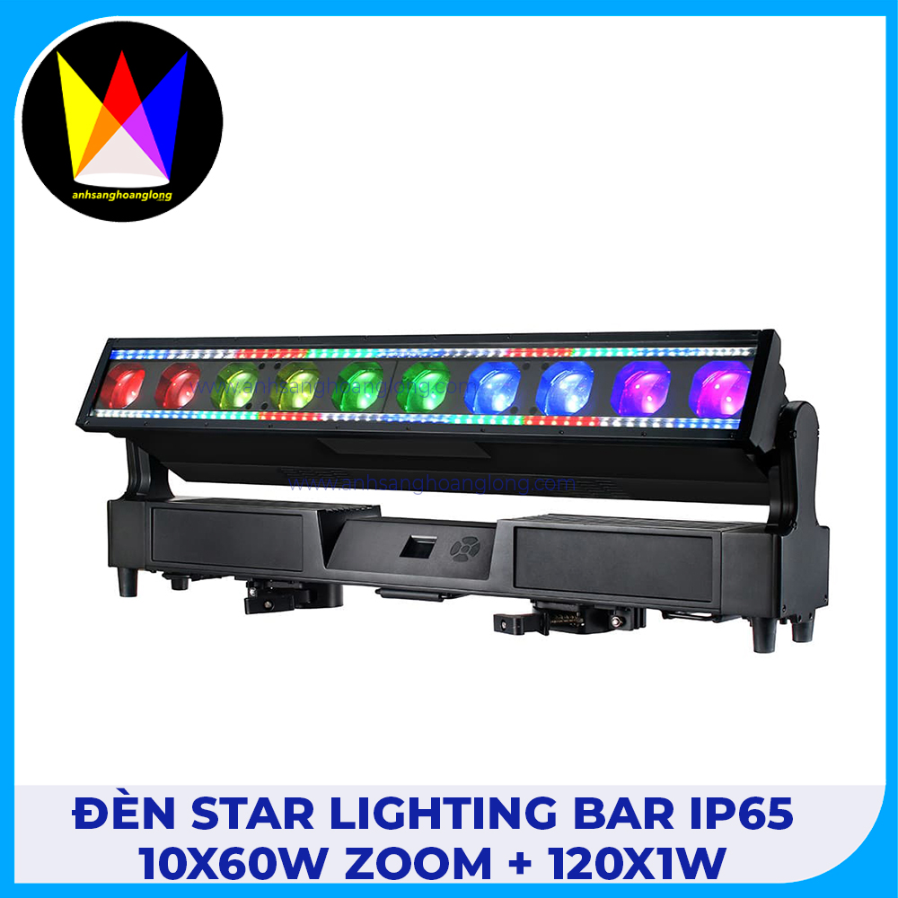 Đèn Star Lighting Bar IP65 10x60W Zoom+120x1W
