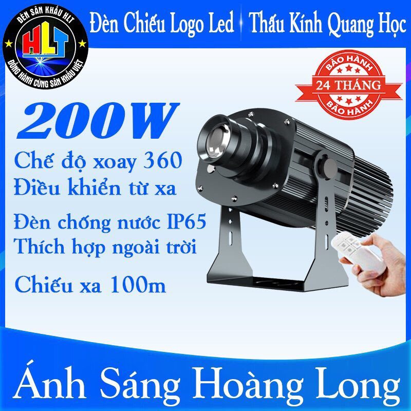 Đèn Chiếu Logo Chống Nước 200w