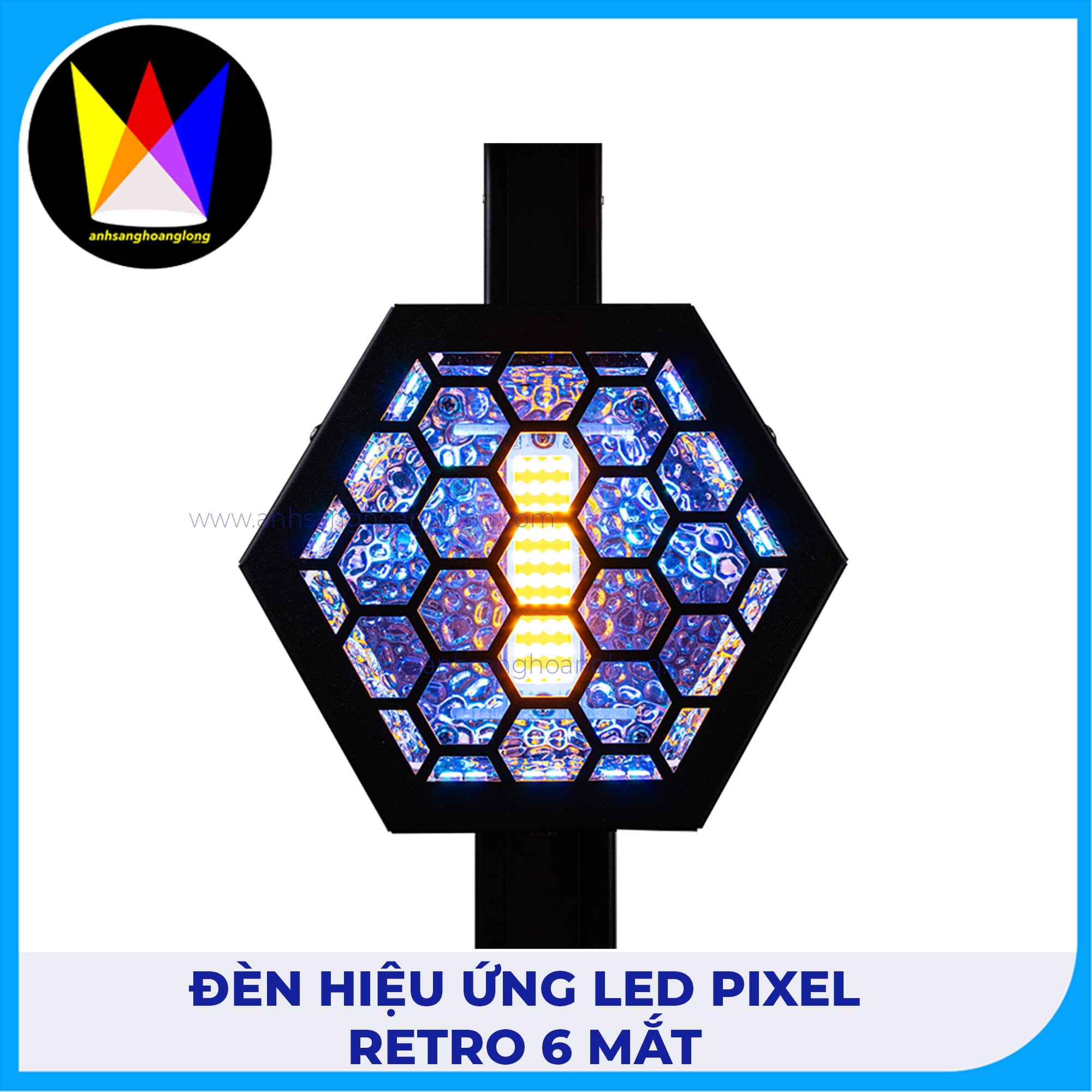 Đèn Hiệu Ứng LED Pixel Retro 6 Mắt