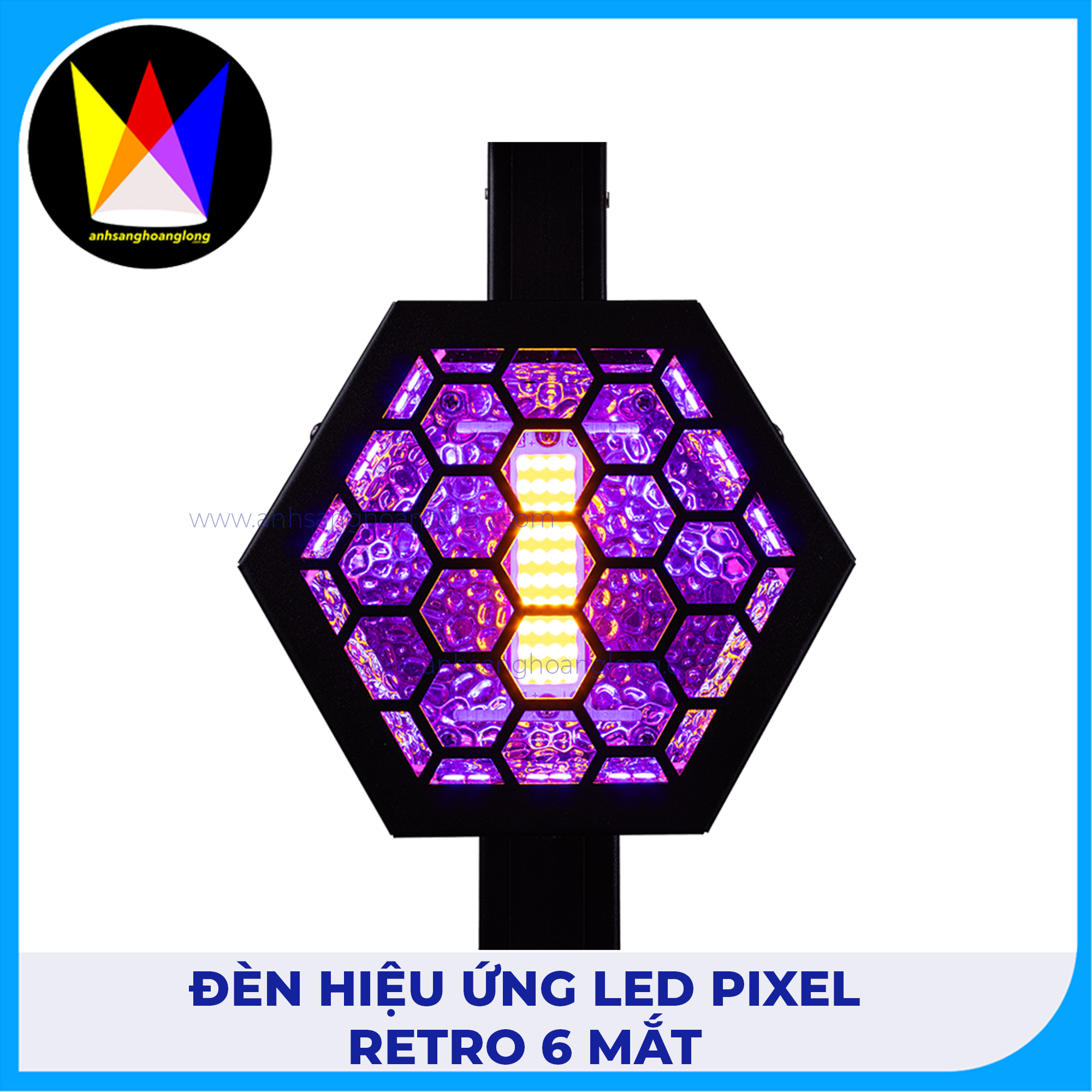 Đèn Hiệu Ứng LED Pixel Retro 6 Mắt
