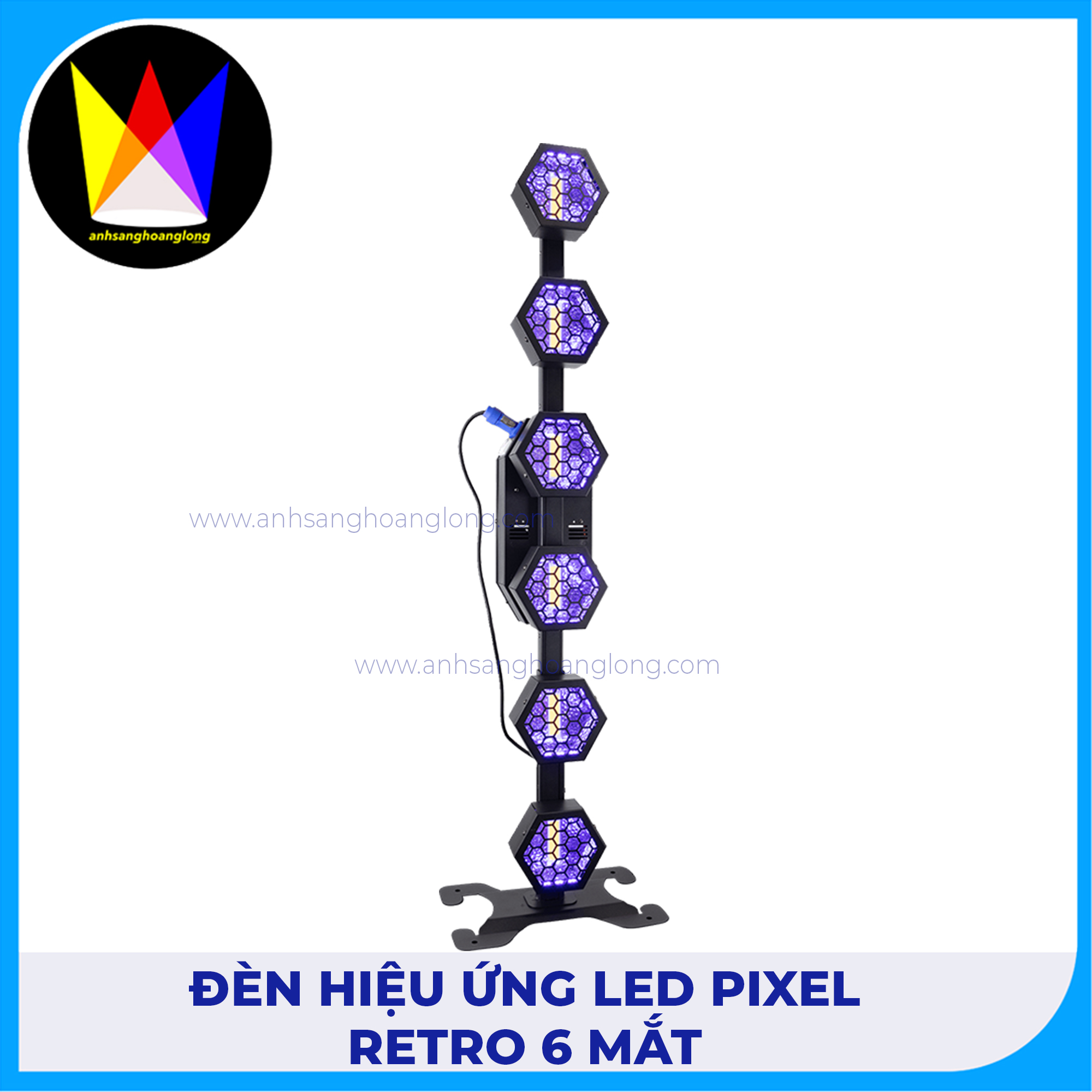 Đèn Hiệu Ứng LED Pixel Retro 6 Mắt