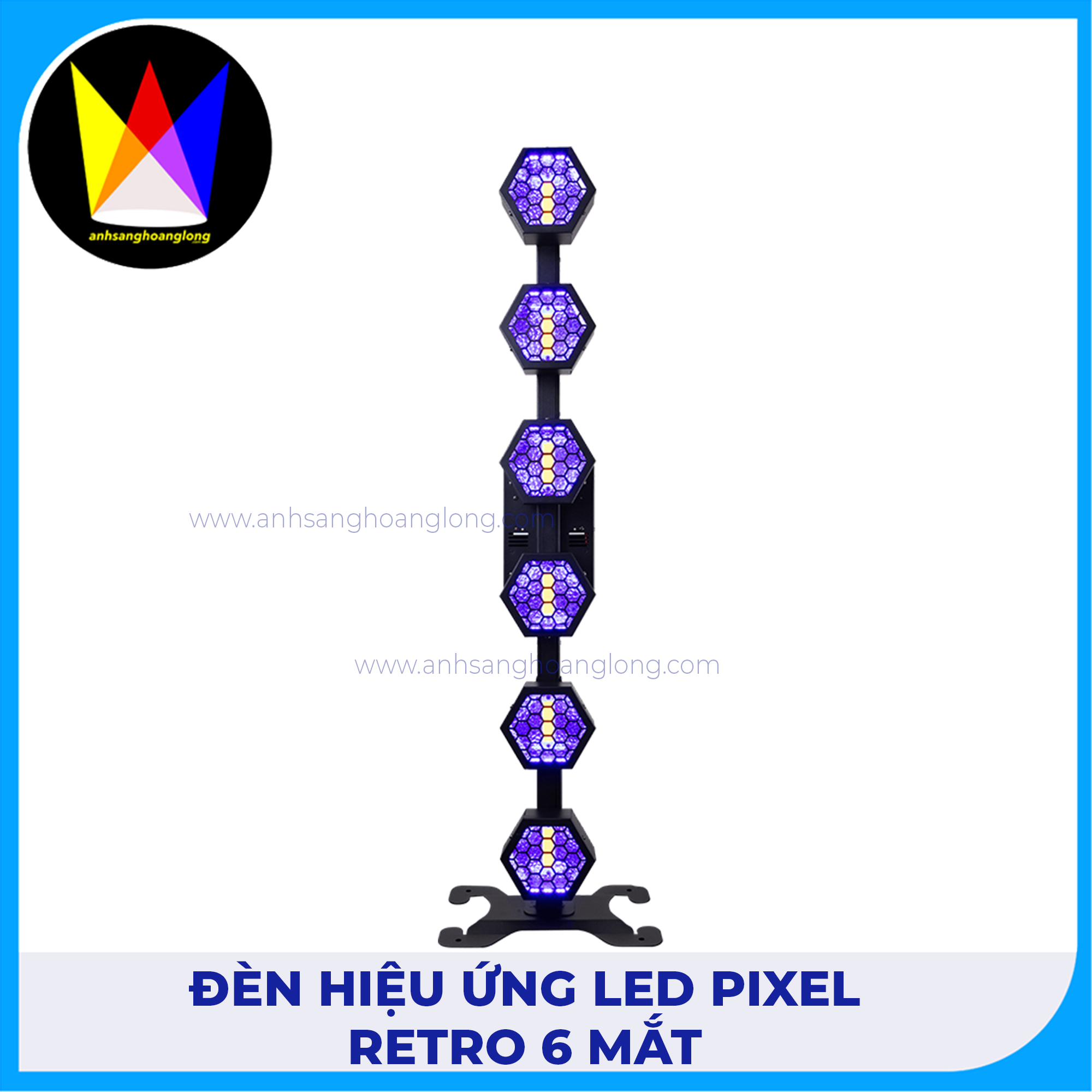 Đèn Hiệu Ứng LED Pixel Retro 6 Mắt