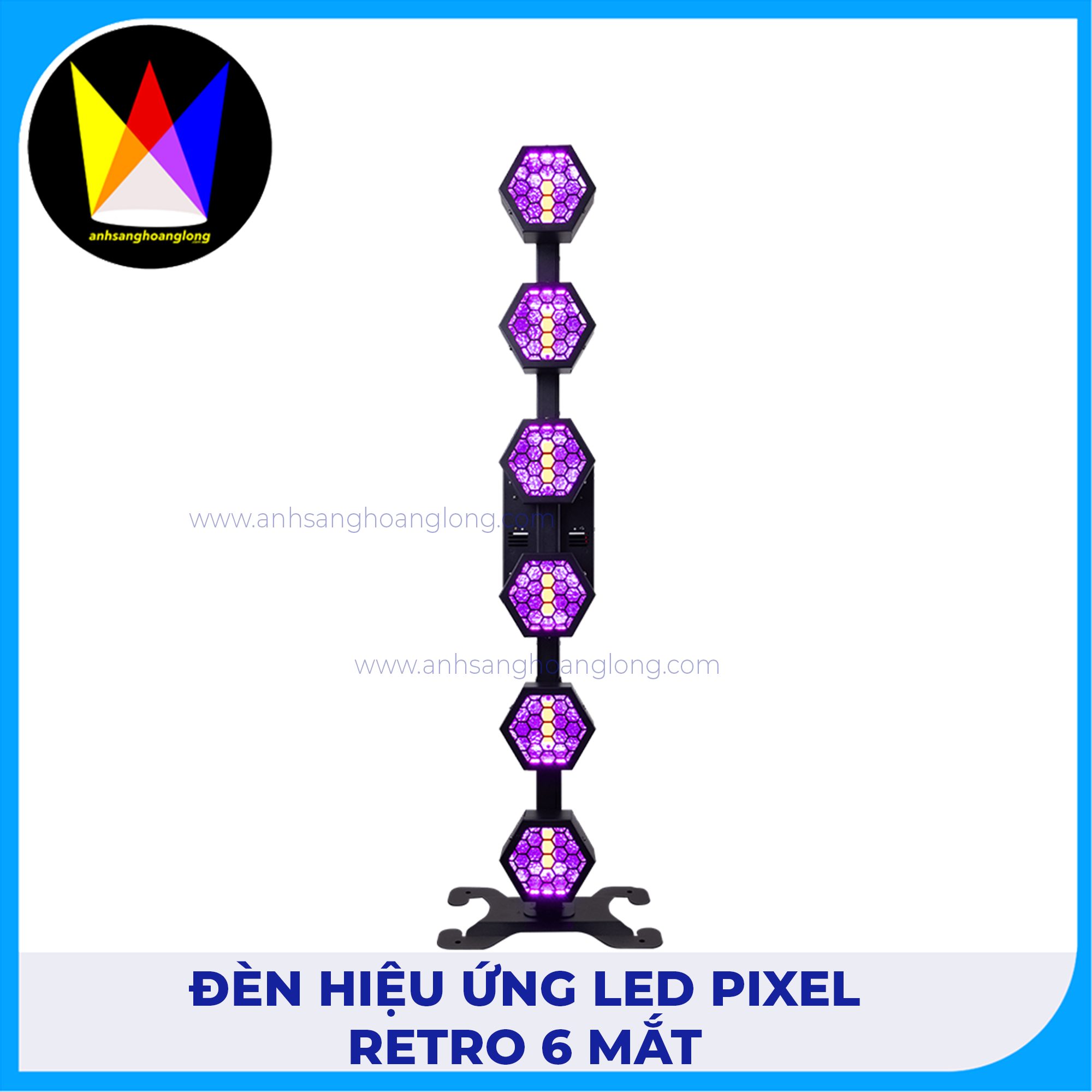 Đèn Hiệu Ứng LED Pixel Retro 6 Mắt