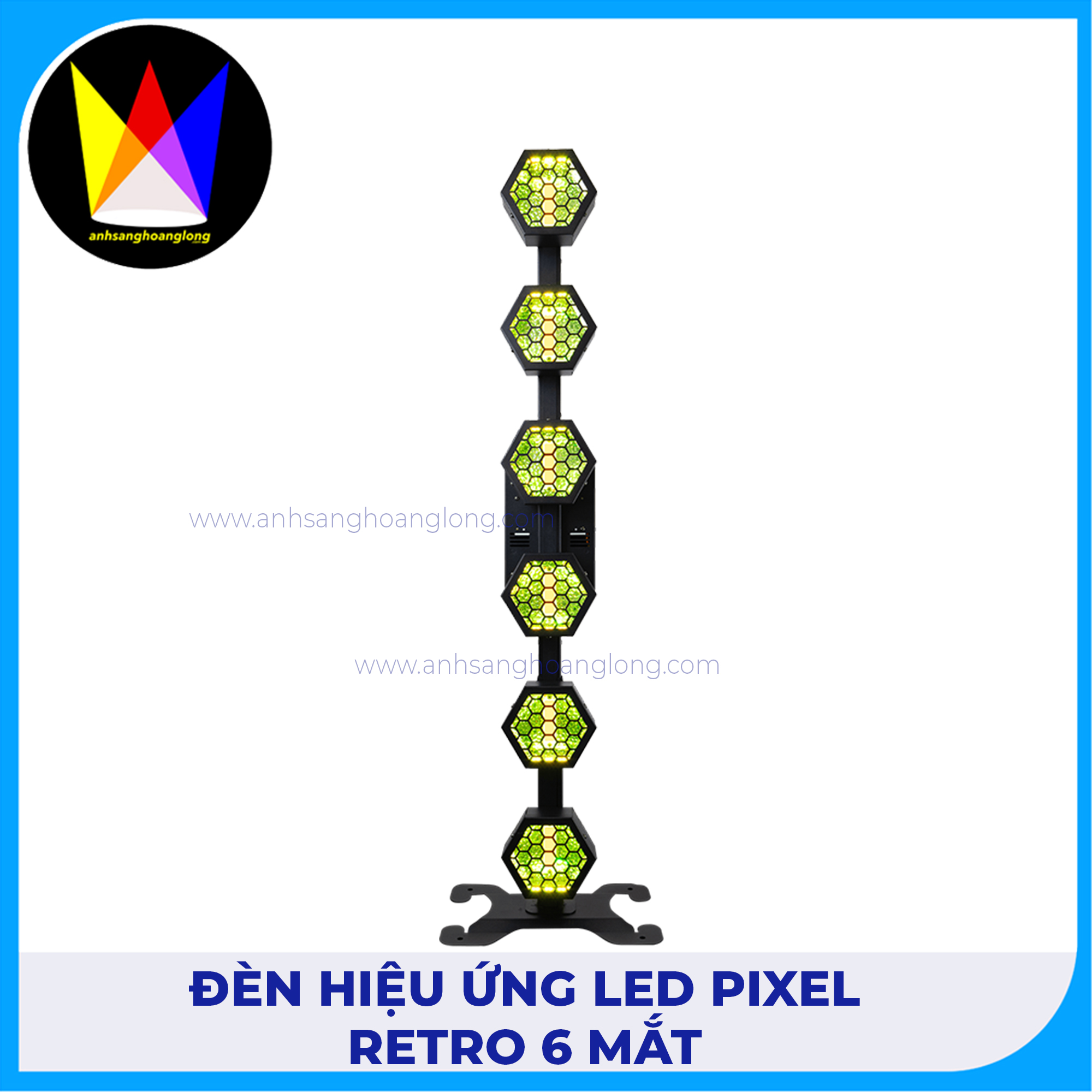 Đèn Hiệu Ứng LED Pixel Retro 6 Mắt