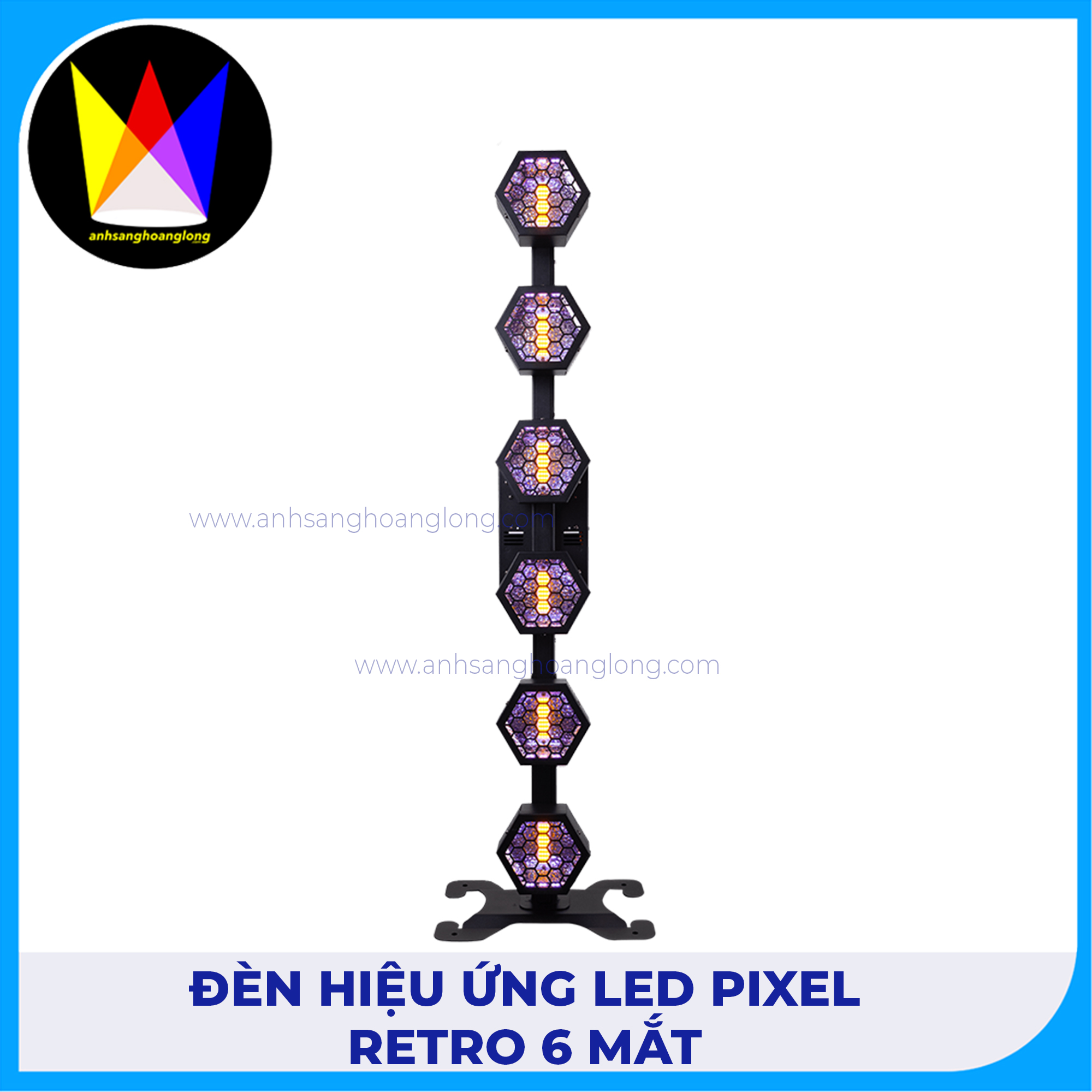 Đèn Hiệu Ứng LED Pixel Retro 6 Mắt