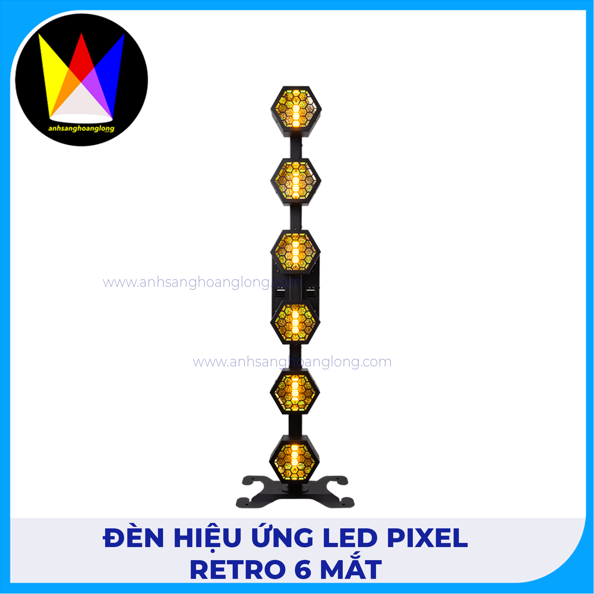 Đèn Hiệu Ứng LED Pixel Retro 6 Mắt