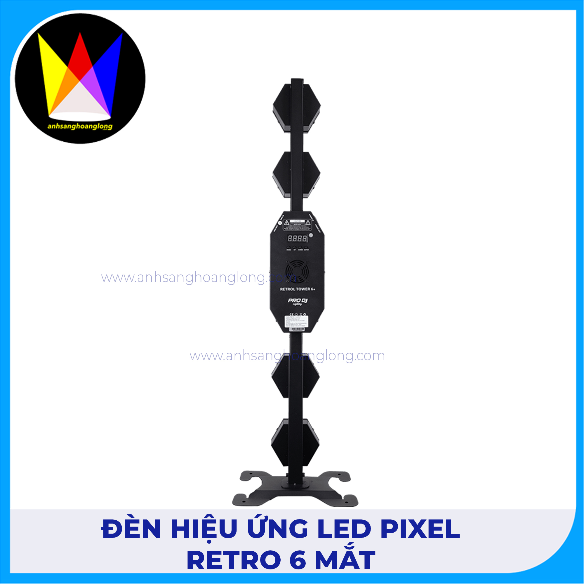 Đèn Hiệu Ứng LED Pixel Retro 6 Mắt