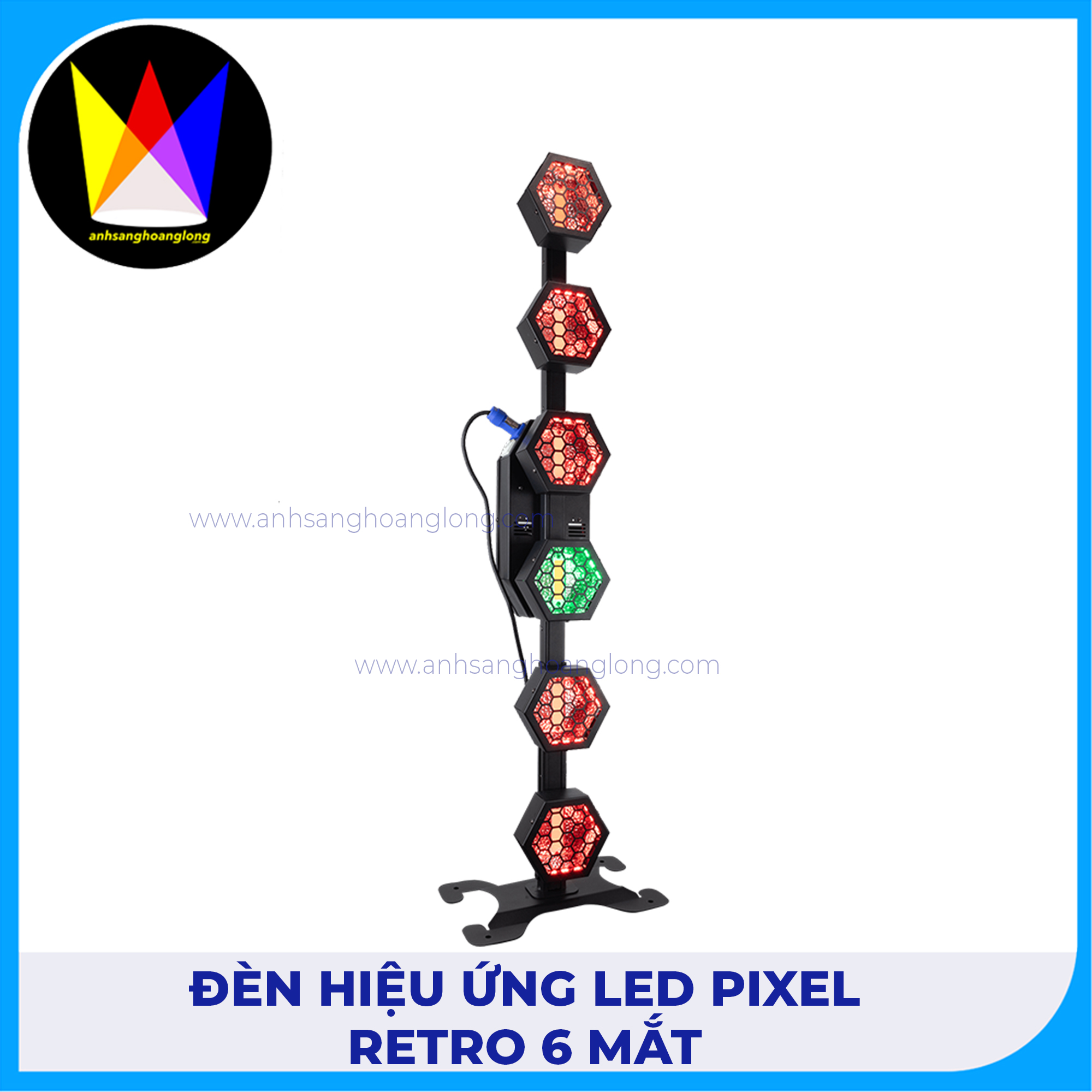 Đèn Hiệu Ứng LED Pixel Retro 6 Mắt