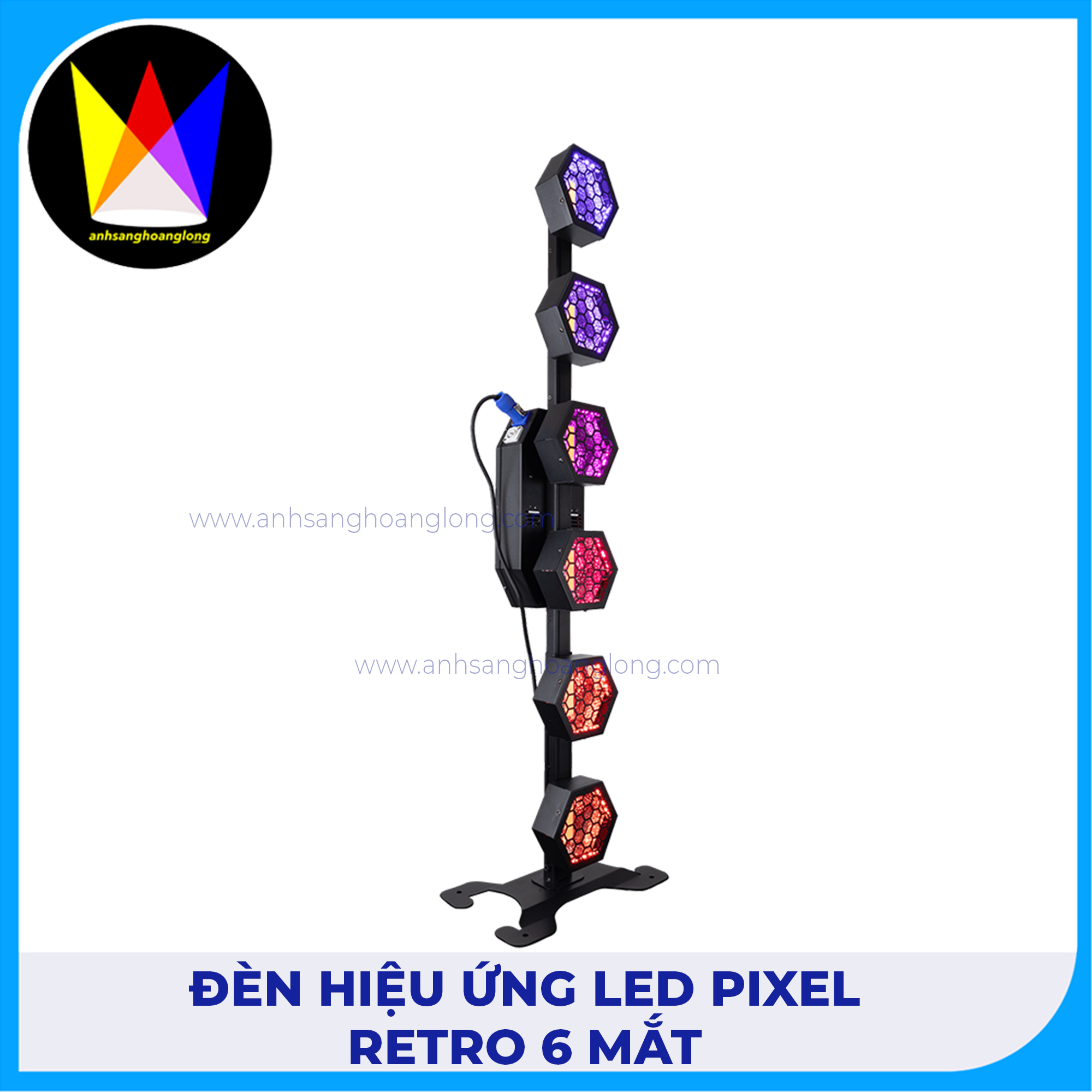Đèn Hiệu Ứng LED Pixel Retro 6 Mắt