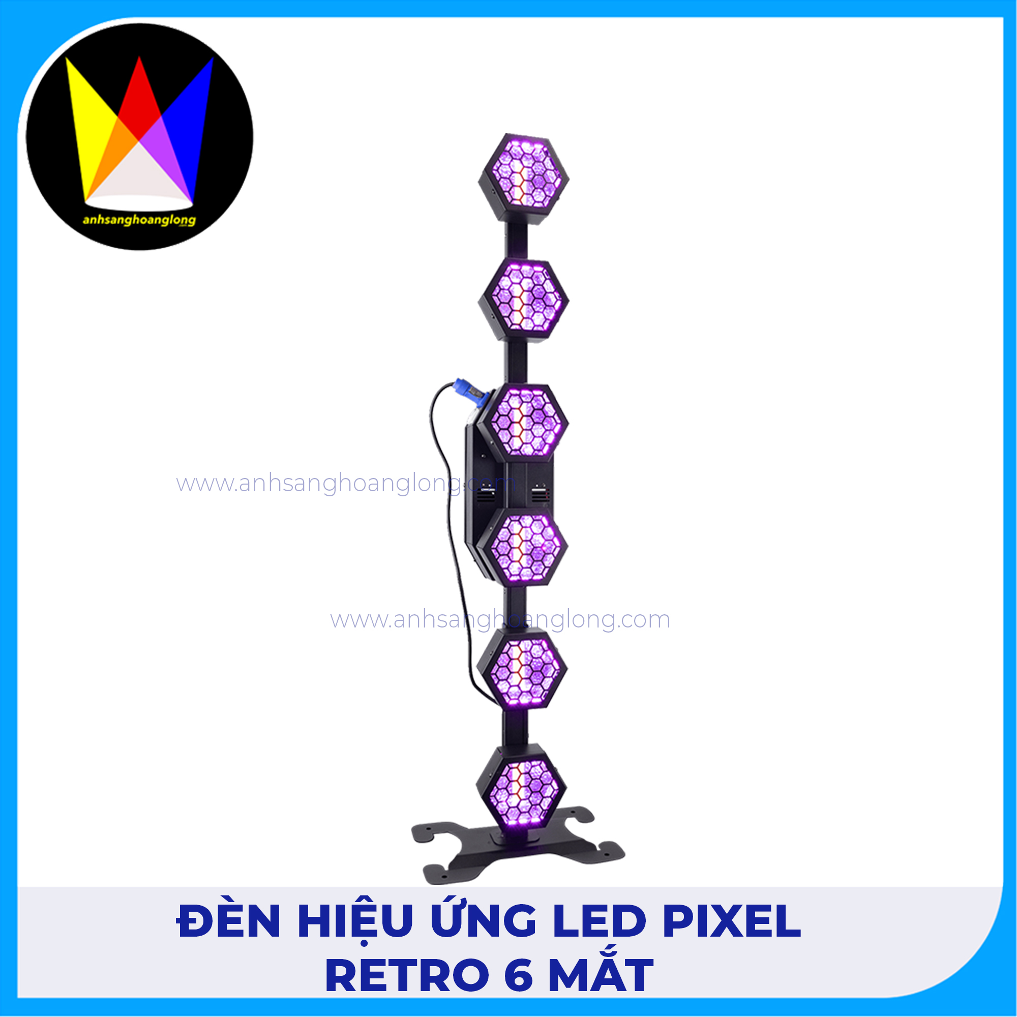 Đèn Hiệu Ứng LED Pixel Retro 6 Mắt