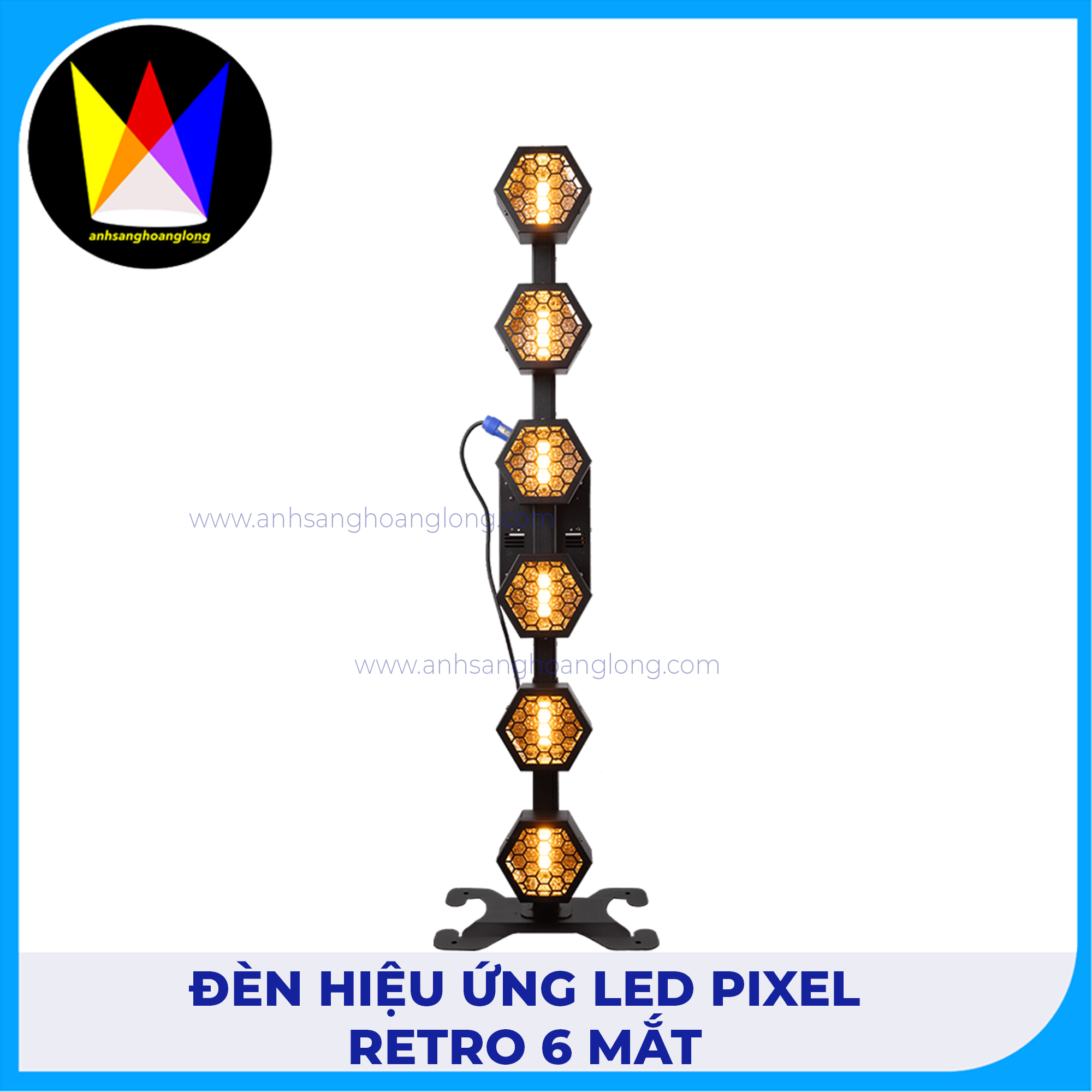 Đèn Hiệu Ứng LED Pixel Retro 6 Mắt