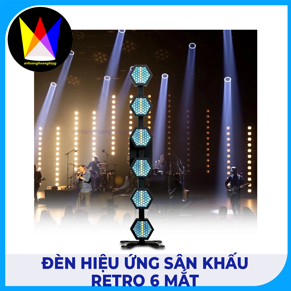 Đèn Hiệu Ứng LED Pixel Retro 6 Mắt